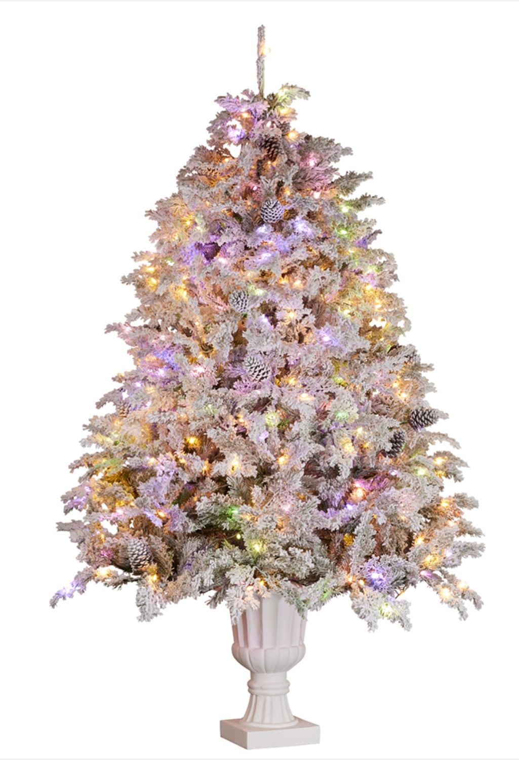 Pre- order - 7.5ft Christmas Tree with Multi Function Lights- Potted
