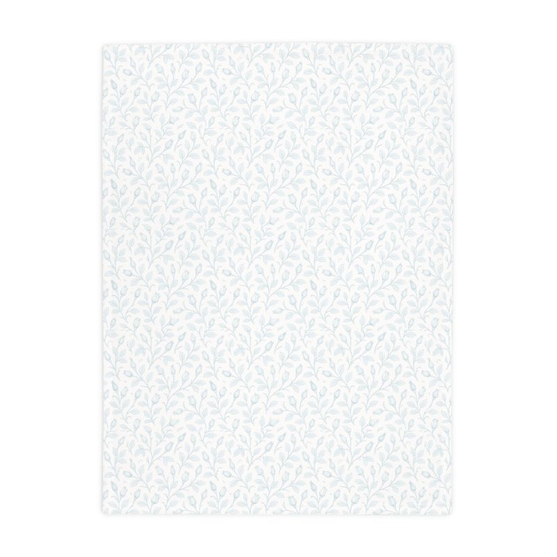 Little blue buds Chintz (Small blanket) Soft Throw