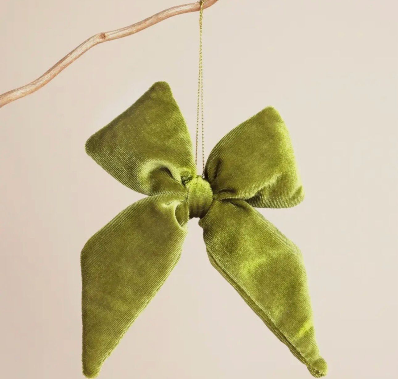 Velvet Bow Hanging Decoration