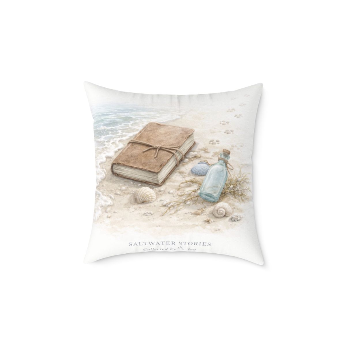 Saltwater Stories  Pillow, Sizes: 20" × 20"
