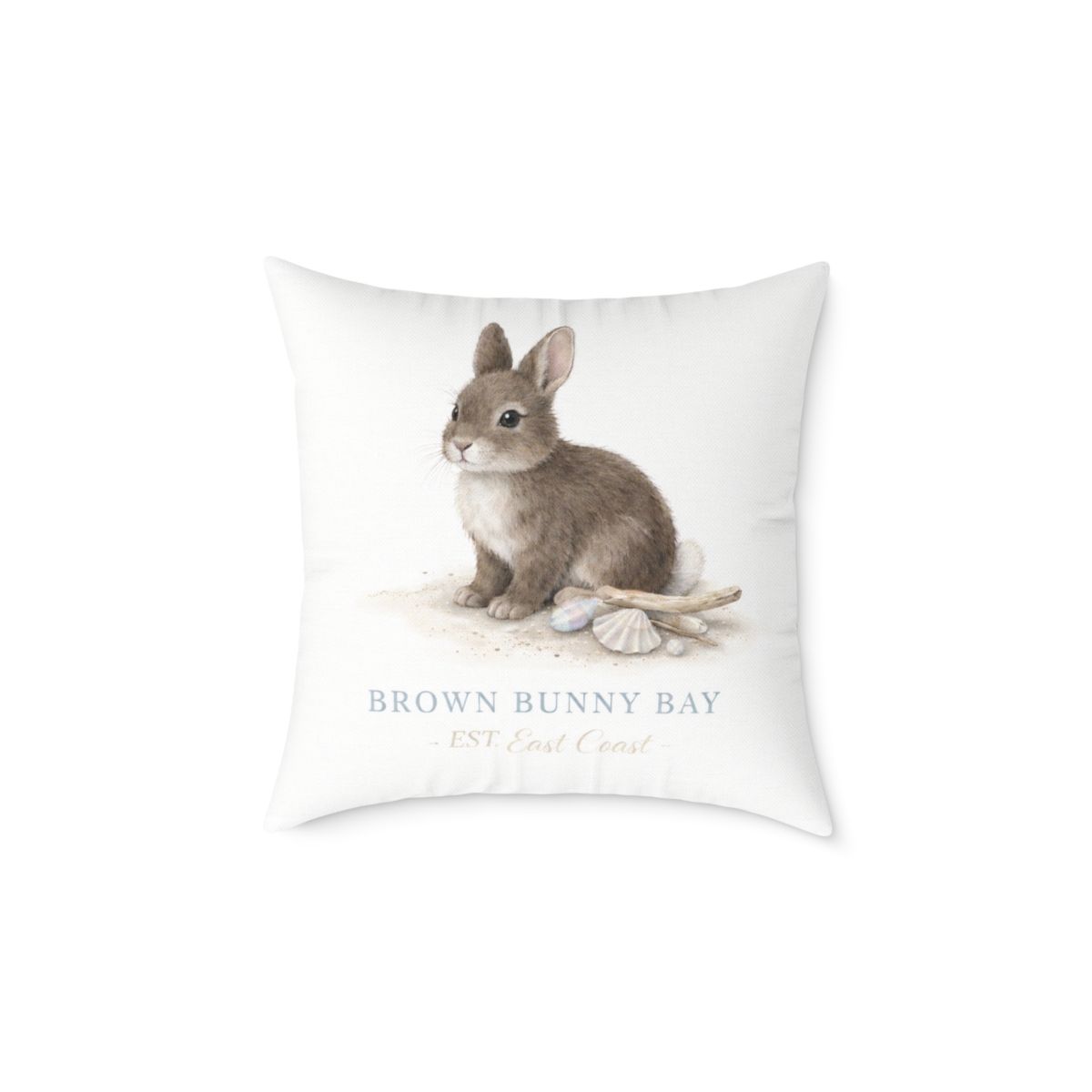 Brown Bunny  Pillow