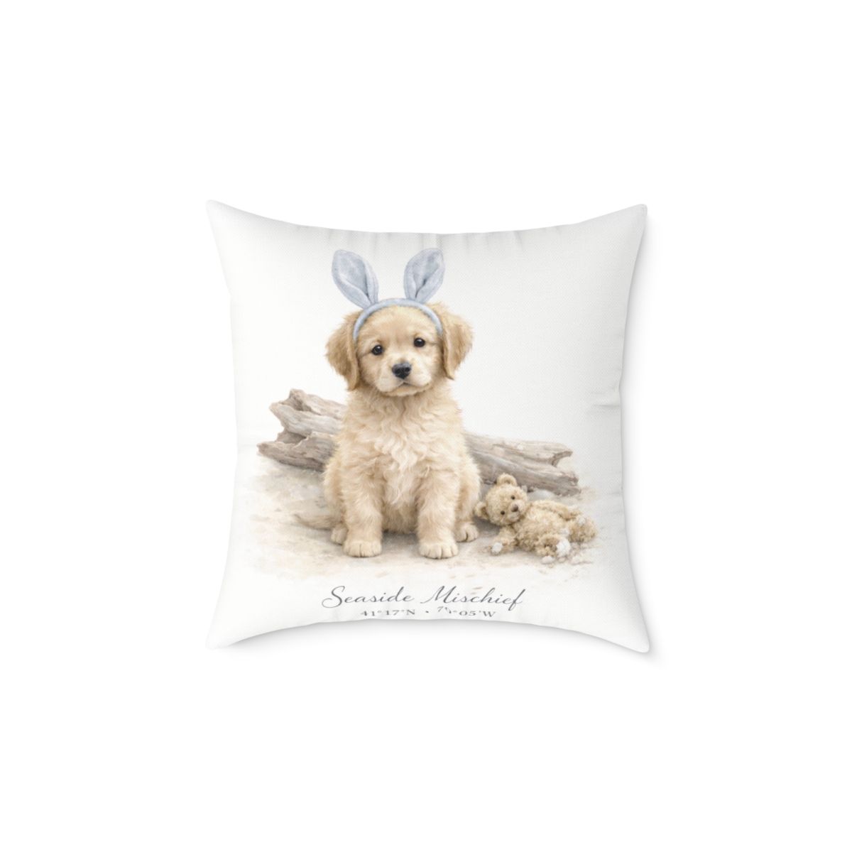 Seaside Mischief Pillow, Sizes: 20" × 20"