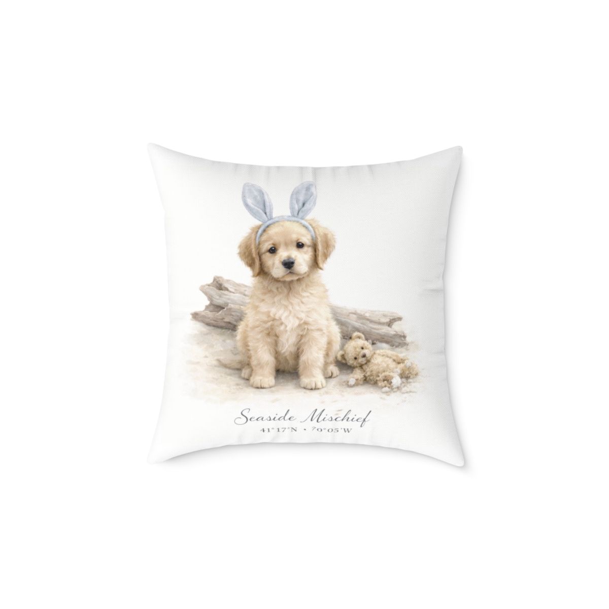 Seaside Mischief Pillow, Sizes: 20" × 20"