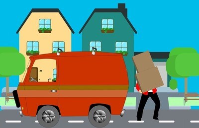 UMZUGSHELFER MIT TRANSPORTER