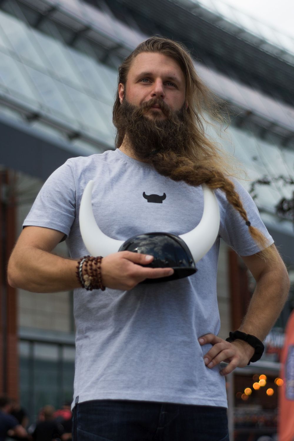 T-shirt Hełm szary 750-375 GB