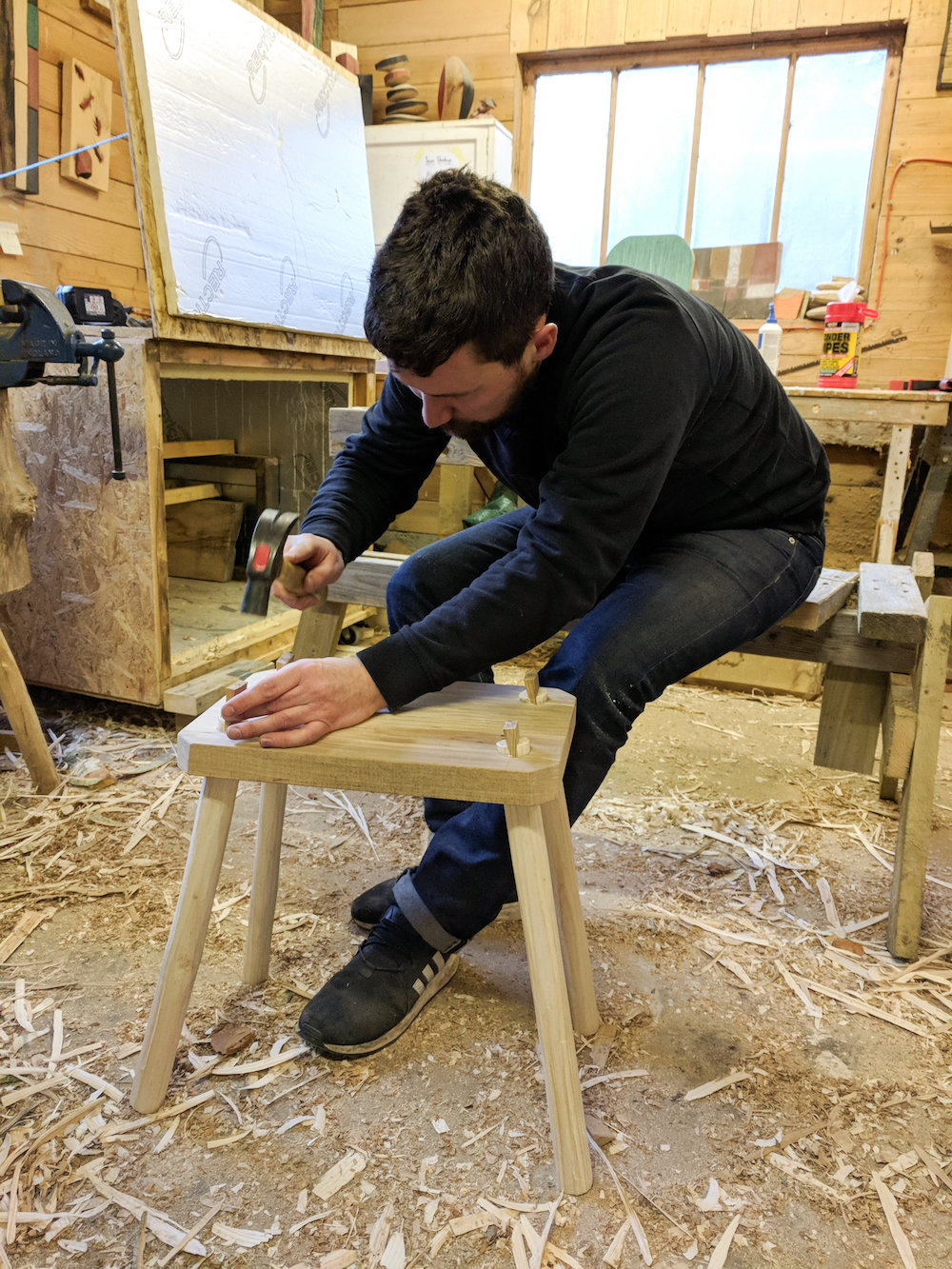 20 21 Feb 2021 Highland Stool Making Course Winter