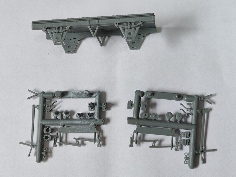 C91 17' 6" "One-piece" Steel Underframe (10' wheelbase - 40mm)