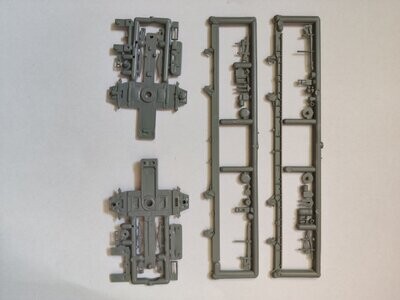 X132-RB Underframe parts from air braked C16-C21 kits