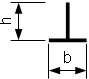 Brass T Section 2.0mm x 2.0mm 250mm length