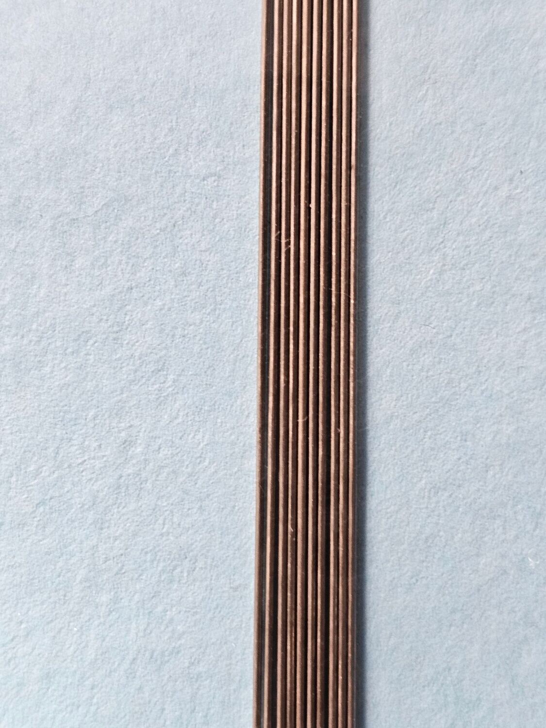 Nickel Silver Straight Wire 0.4mm dia x 250mm (10)