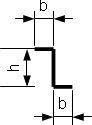 Brass Z Section 1.2mm x 1.5mm x 1.2mm length 250mm (1)