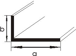 Brass L Section 3.5mm x 1.5mm length 250mm