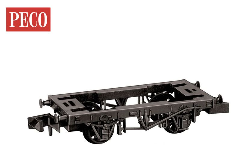 NR-119 9ft WB Wagon Chassis Wood Solebars Spoked Wheels (N) NR-119 9ft WB Wagon Chassis Wood Solebars Spoked Wheels (N)