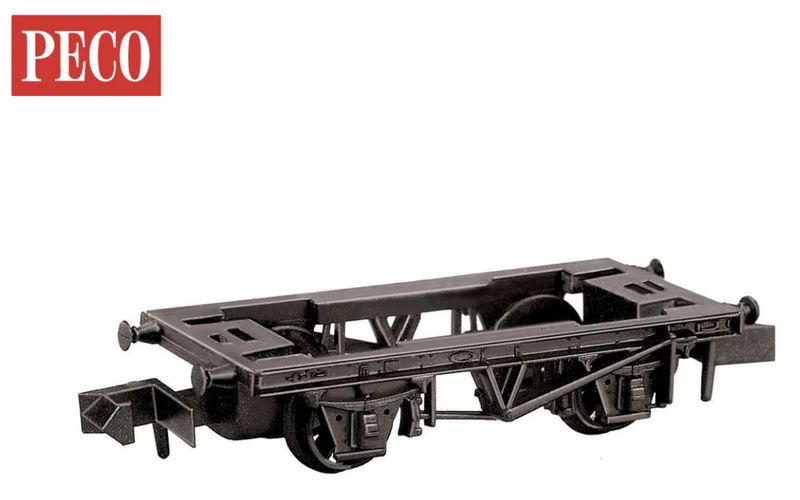 NR-120 9ft WB Wagon Chassis Steel Solebars Disc Wheels (N) NR-120 9ft WB Wagon Chassis Steel Solebars Disc Wheels (N)