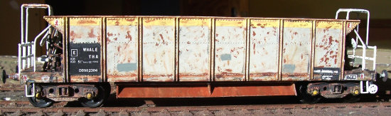 C76 BR WHALE 50ton BALLAST HOPPER WAGON