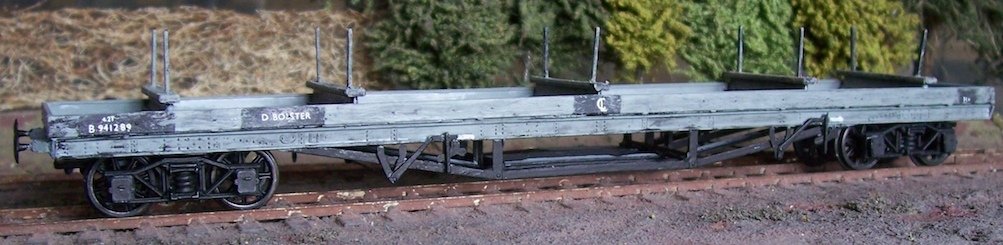 C99 BR Bolster D Wagon-LNER Diamond Frame bogies