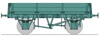 C100 Cambrian Railways 2 Plank Dropside Wagon