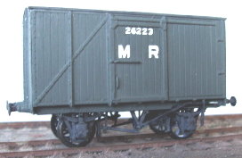 C84 Midland Railway 10 Ton Wood Bodied Van (D664)