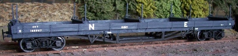 C83 LNER Quint D Bogie Bolster Wagon