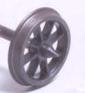 EM Gauge 12mm 8 Spoke (plain) Wheels