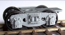 GWR Plate Wagon Bogies - Ratio 126 pair OO/HO spares F1 