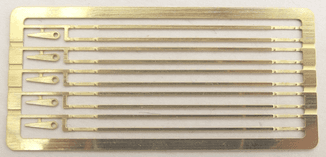 C45   Etched tie bars for 10' wb wagons