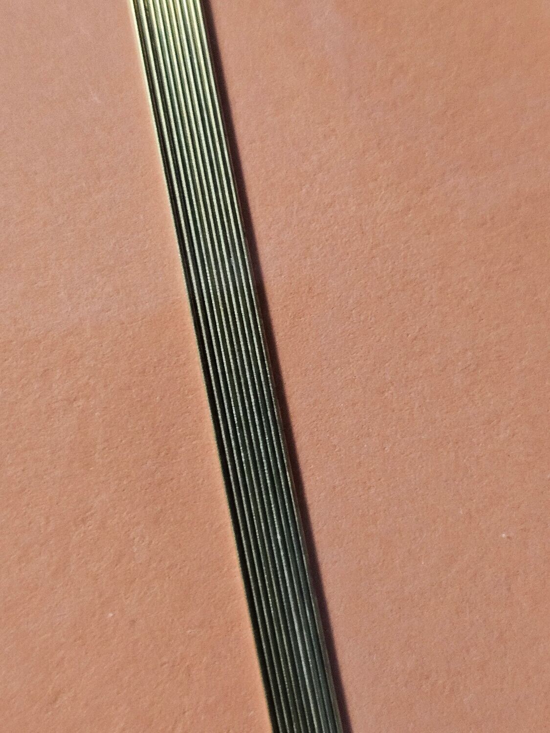 Brass Straight Wire 0.4mm dia  x 305mm Packs of 10 and 100