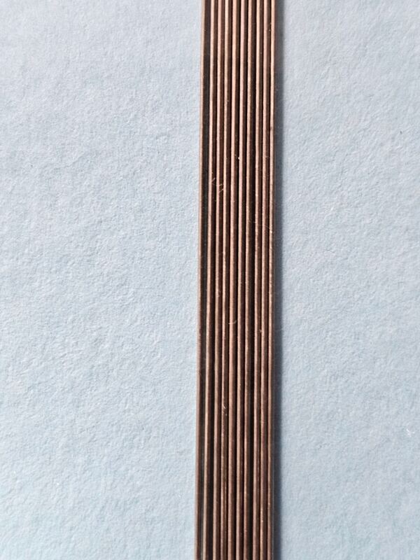 Nickel Silver Straight Wire 0.31mm dia x 250mm Packs of 10 and 100