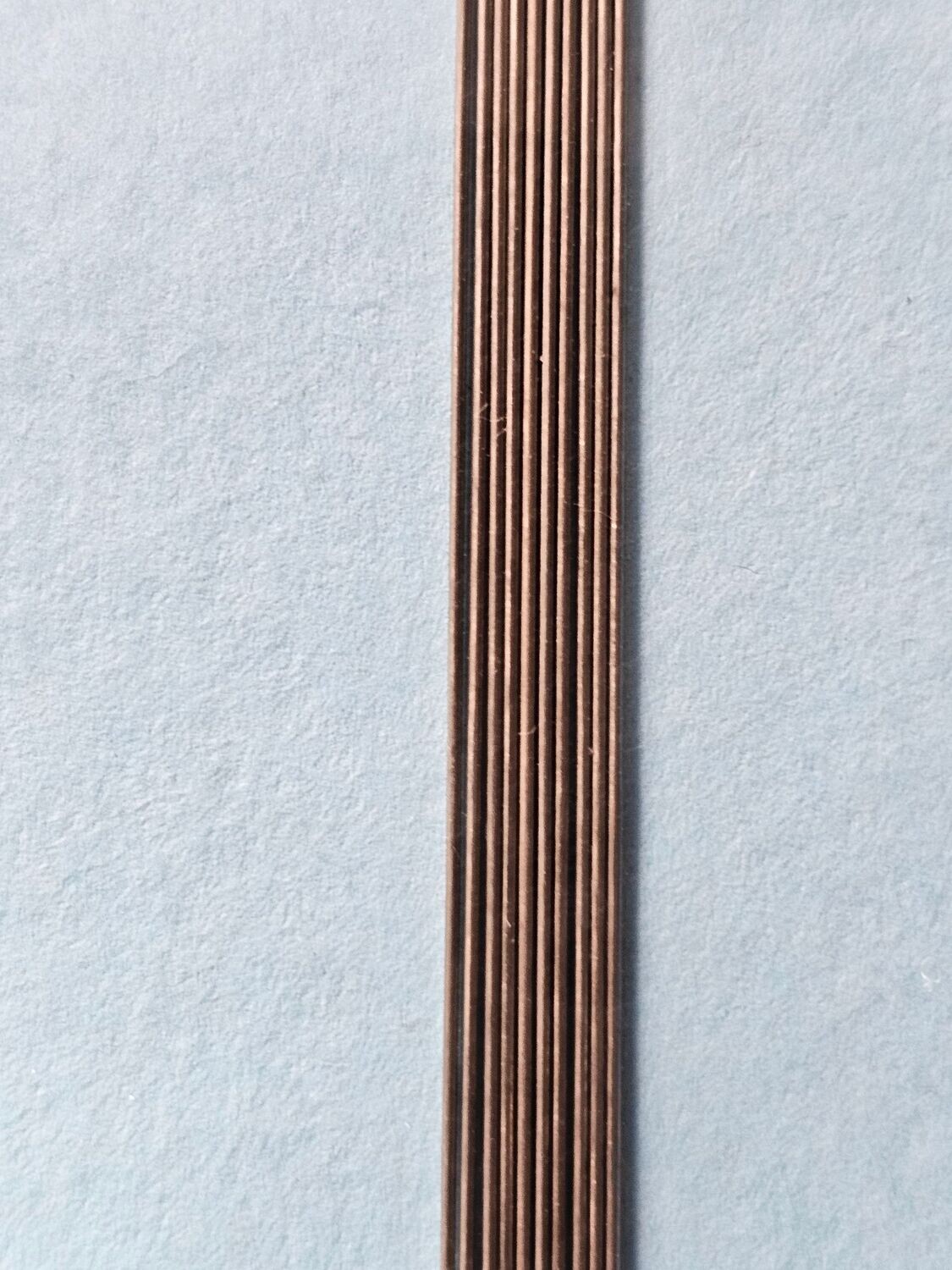 Nickel Silver Straight Wire 1.0mm dia x 250mm Packs of 10 and 100 Nickel Silver Straight Wire 1.0mm dia x 250mm Packs of 10 and 100