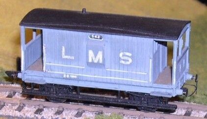 CA007 MR/LMS 20ton Brake Van D1656 - D1659 CA007 MR/LMS 20ton Brake Van D1656 - D1659