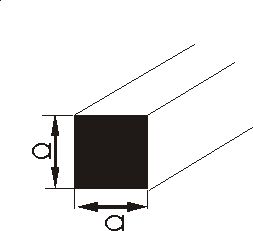 Brass Square Profile 6.0mm x 6.0mm 250mm long (1) Brass Square Profile 6.0mm x 6.0mm 250mm long (1)