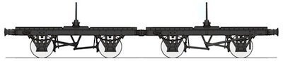 C109 SECR Twin Bolster Wagon (D1610)