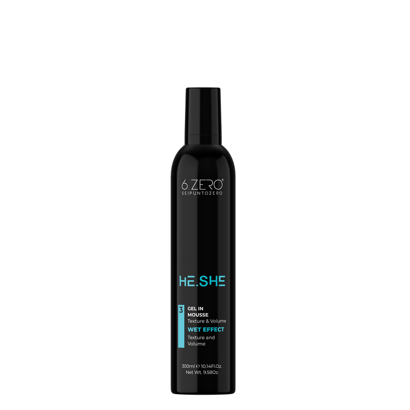 He.She Gel In Mousse Wet Effect 300ml