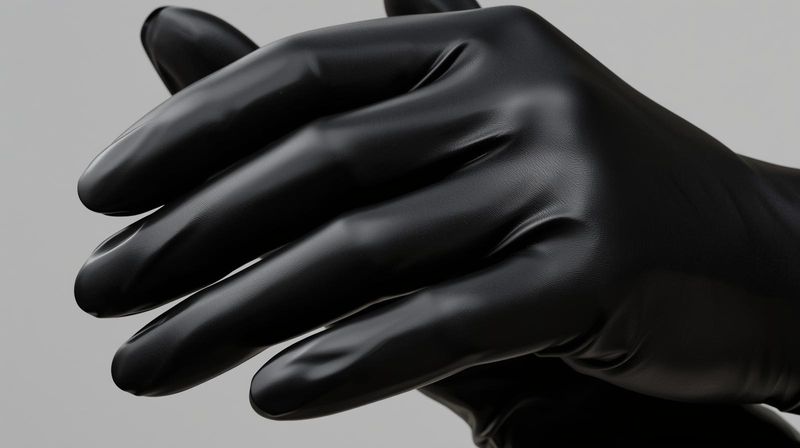 Latex Handschoenen Zwart