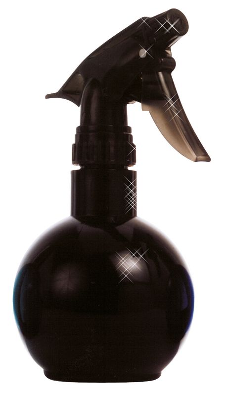 Spray Bottle Ball Black 340ml