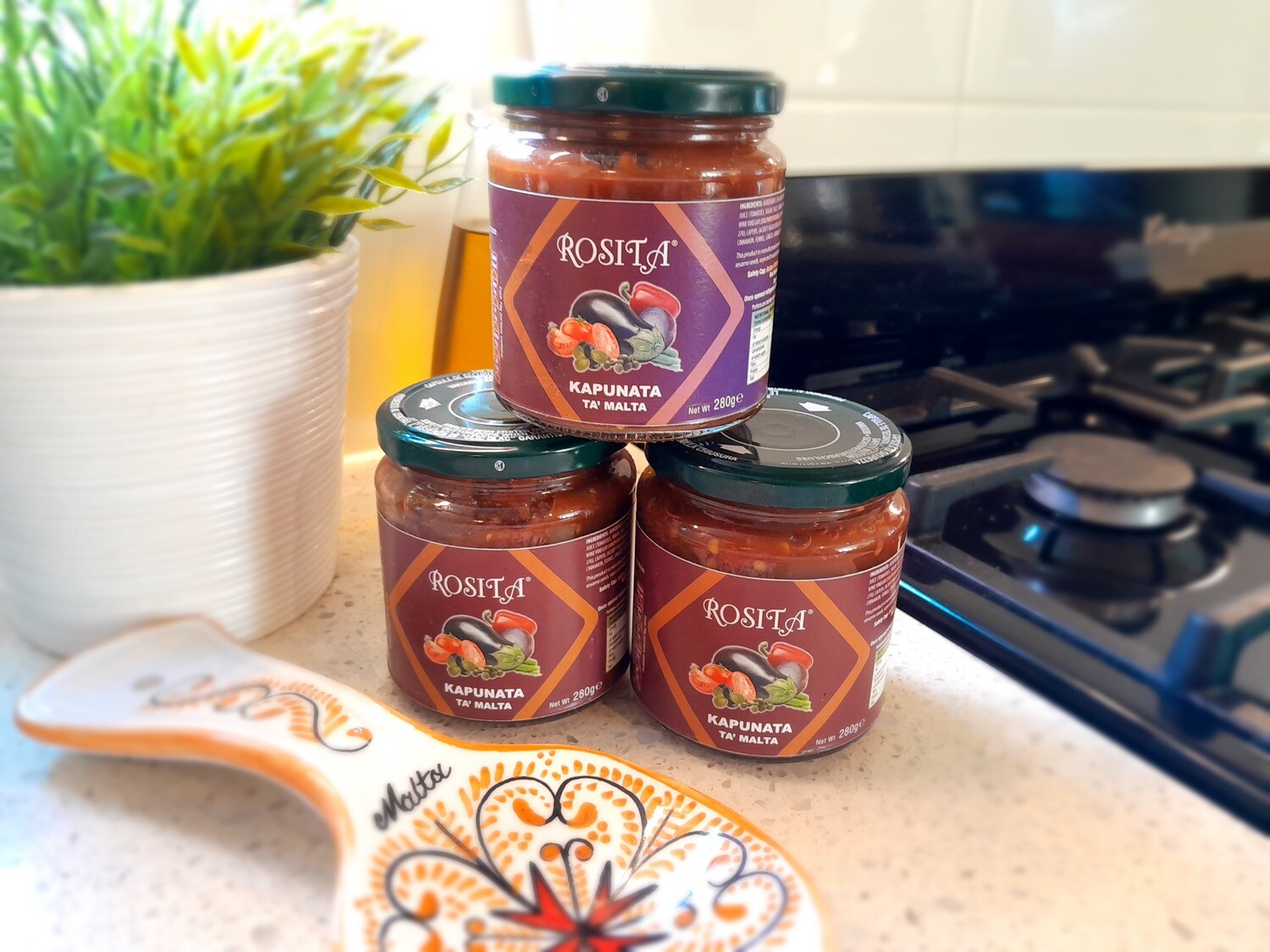 Rosita Kapunata (Eggplant Relish)