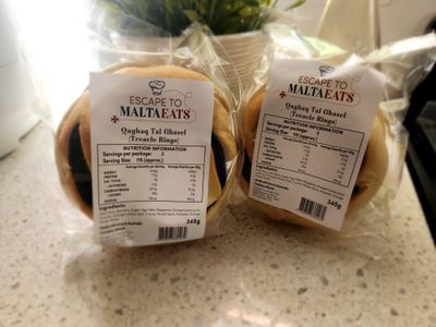 Qaghaq Tal-Ghasel (Treacle Rings) - ETME