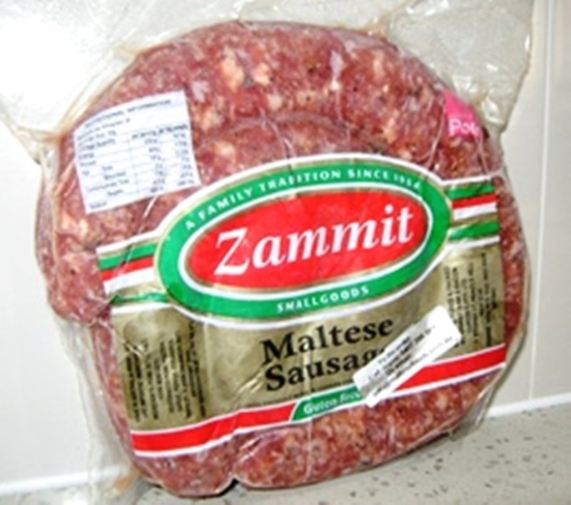 Zalzett - Maltese Sausage (Zammit) - Frozen