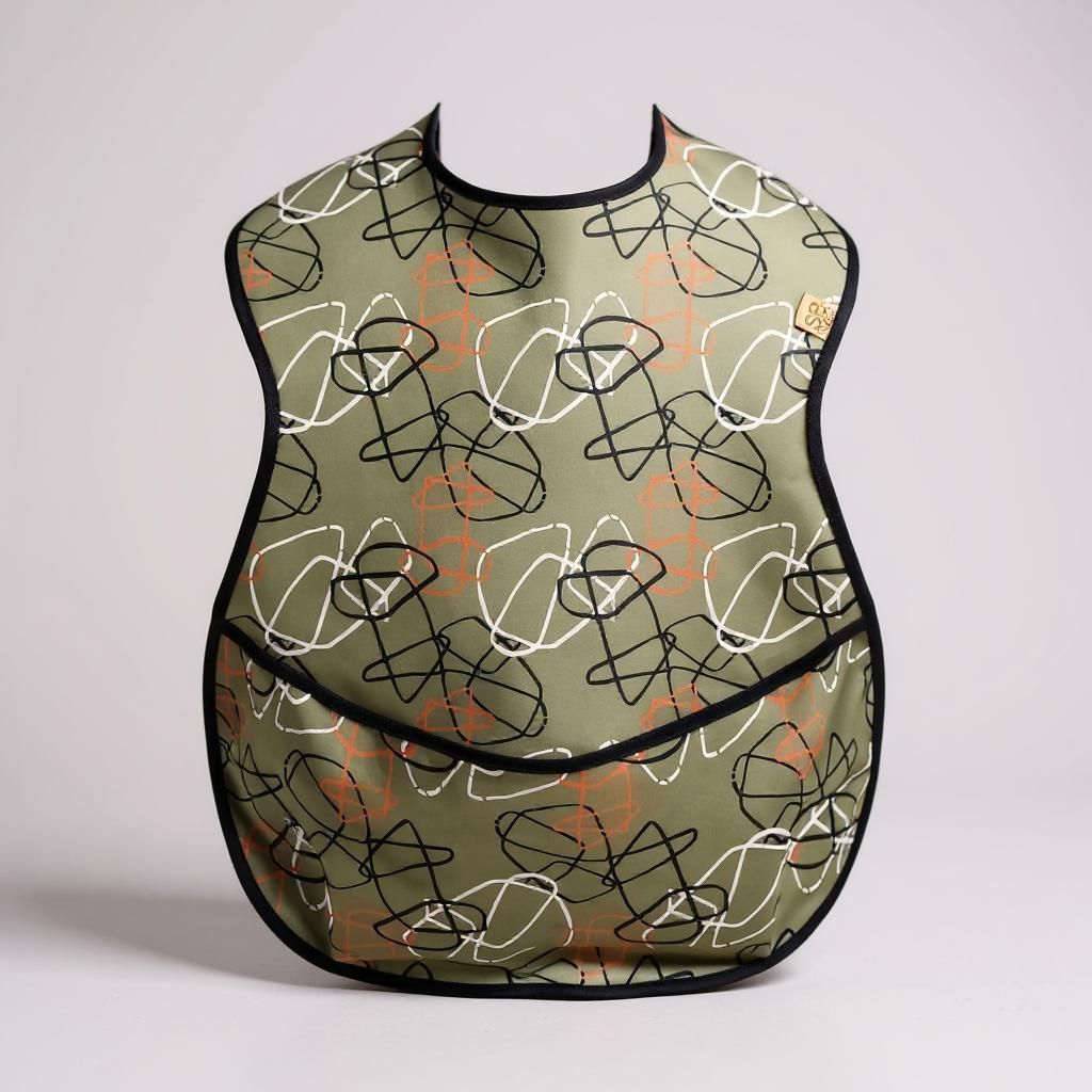 śliniak dla dorosłych Ergo+ &quot;Dynamiczna oliwka&quot;