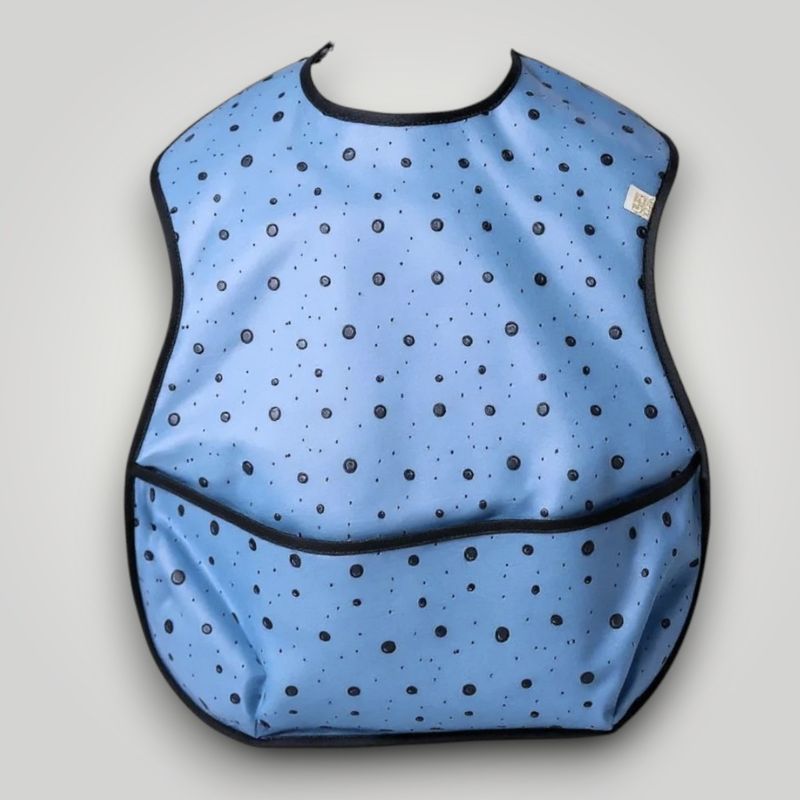 śliniak dla dorosłych Ergo+ &quot;Krople na błękicie&quot;