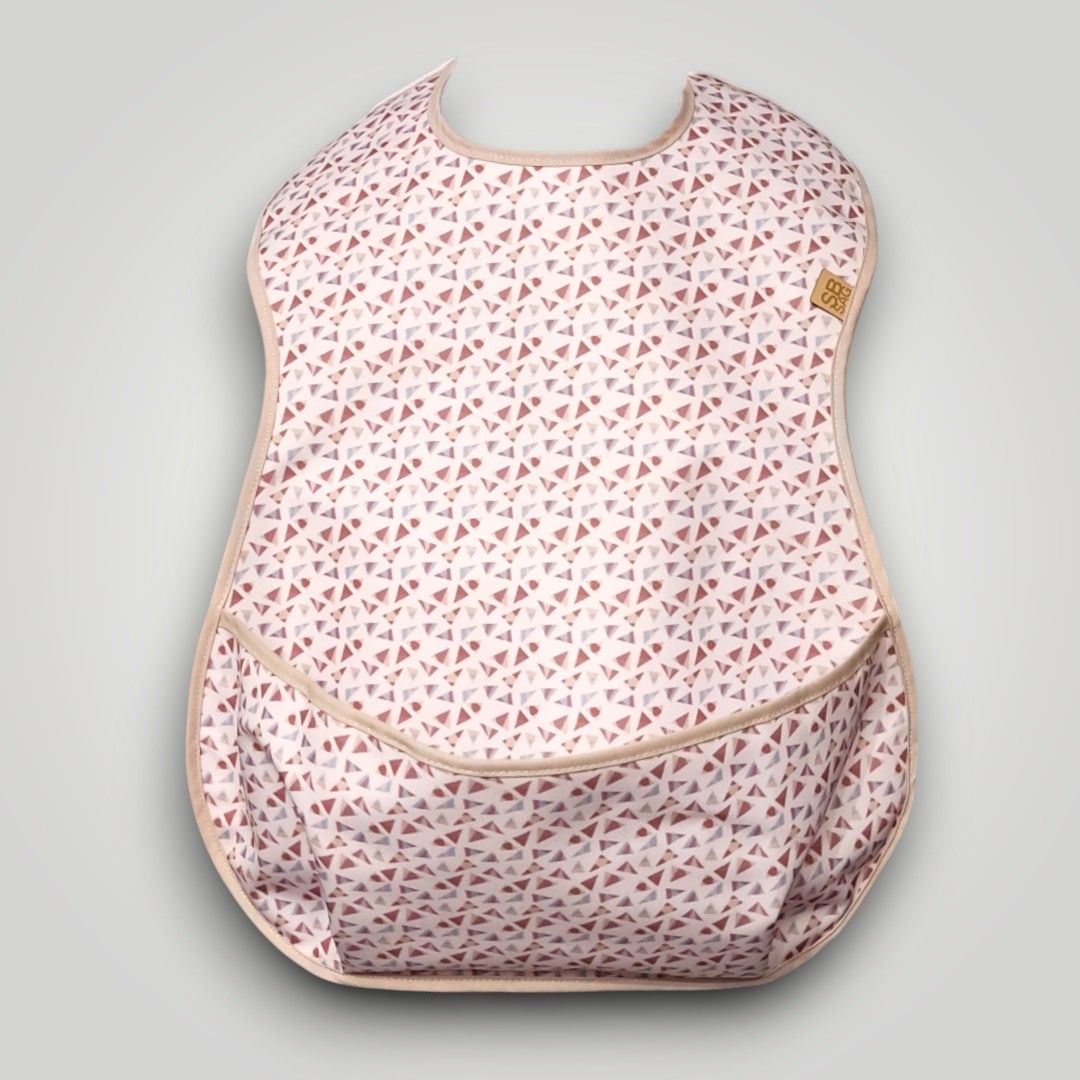 śliniak dla dorosłych Ergo+ &quot;Beżowa geometria&quot;