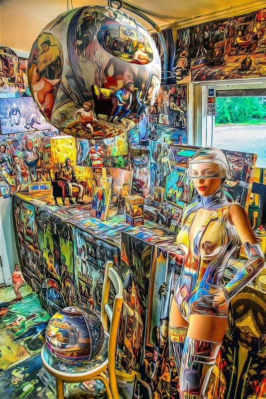 "Collage Room Muse"