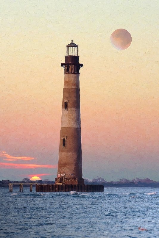 "Moon Over Morris Vertical"