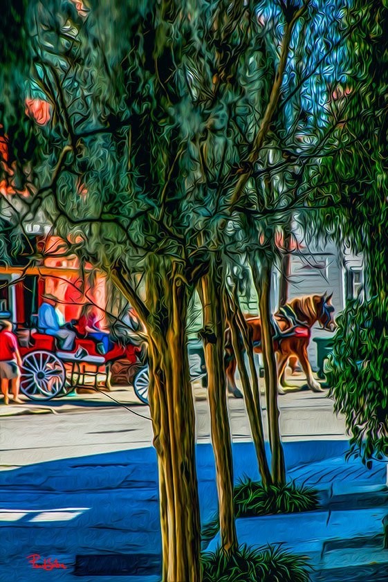 "Crepe Myrtle Carriage Ride"