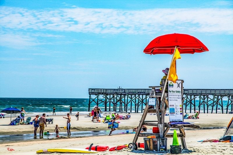"IOP Vibrant Beach Life"