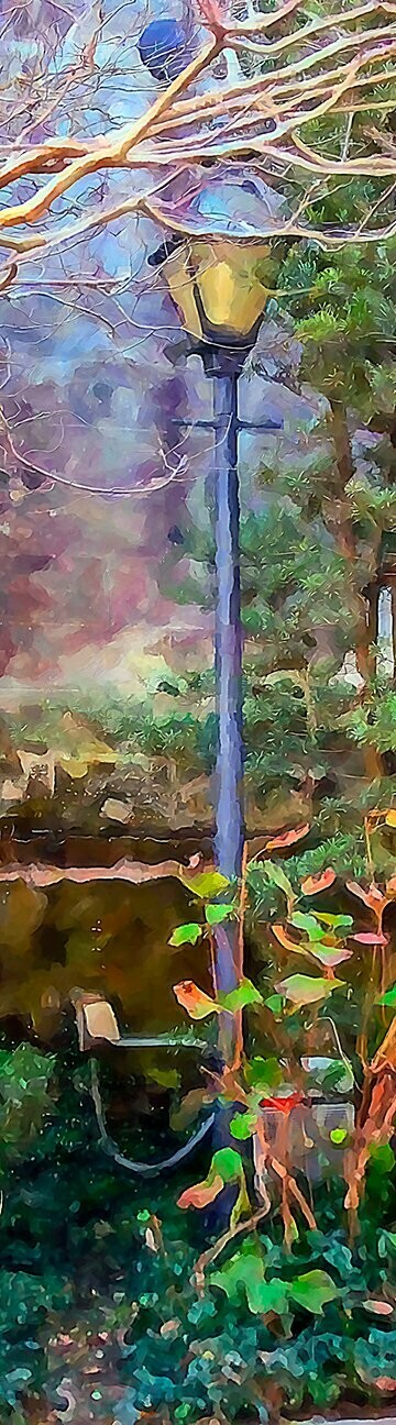 "Garden Lamp Post 10x36"