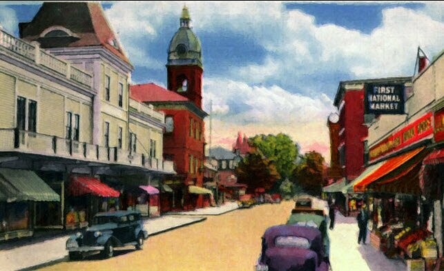 "Main Street Warren R.I. circa 1949"