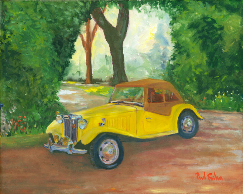 "MG-TD"  Original Oil on Canvas 30x24