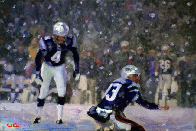 "Tuck Rule Game" Mixed Media Original 18x12