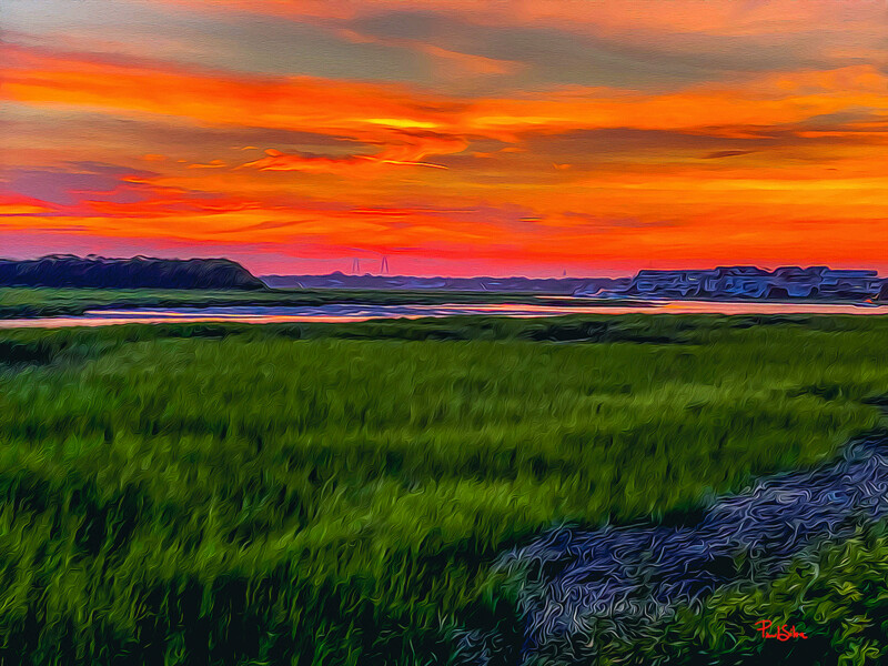 "Marsh Harbor Sunset"